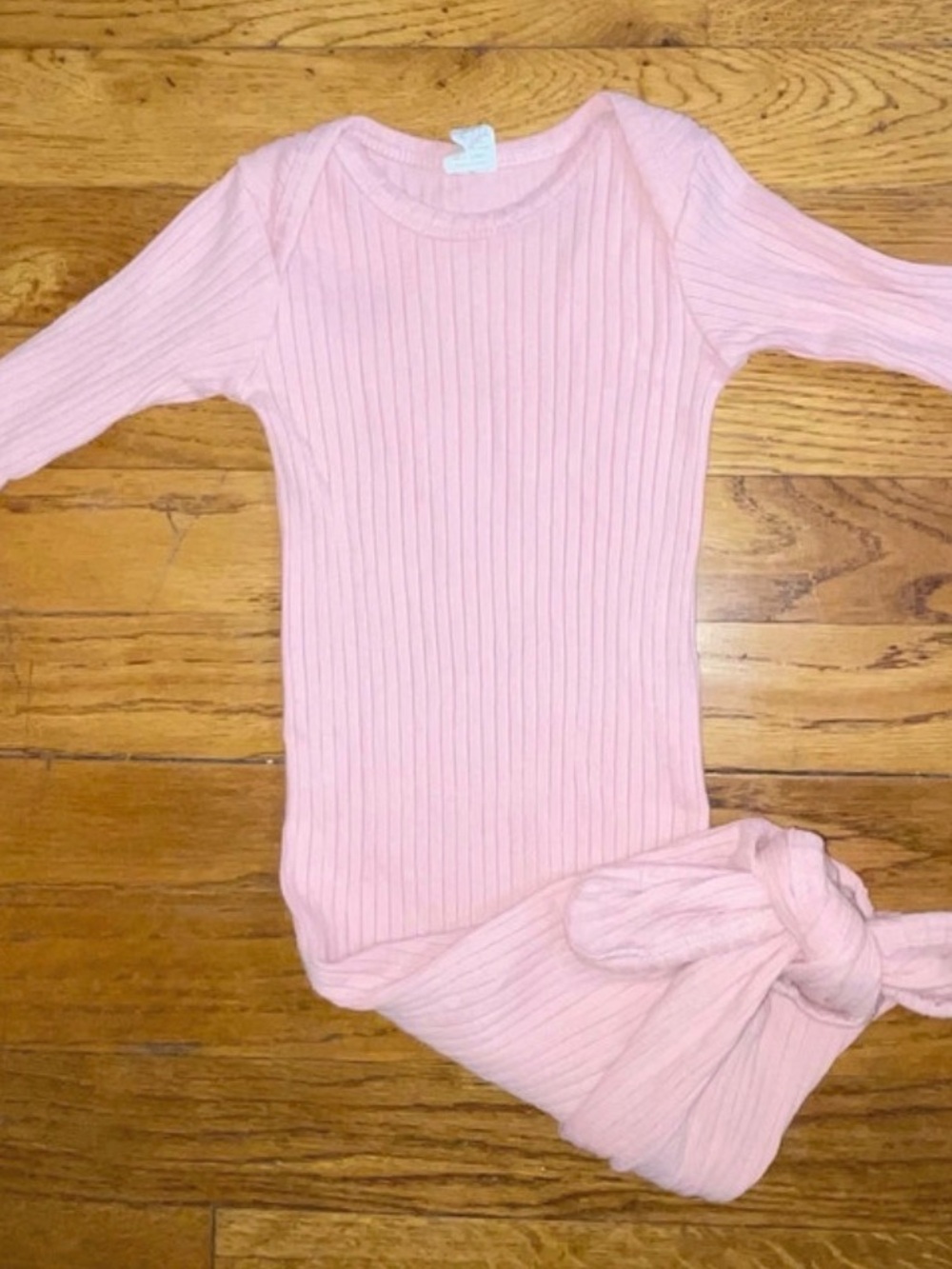 kate quinn Soft Ribbed Pink Sleep Gown